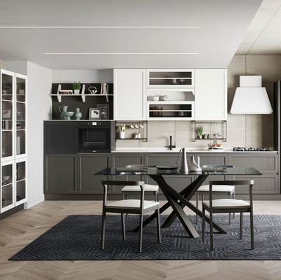 Cucina Moderna Contempo lineare di Creo