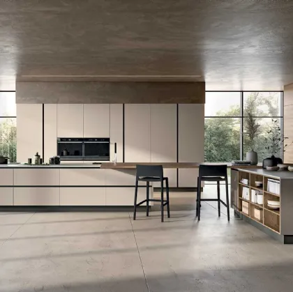 Cucina Moderna con isola Ventidue & XL 04 di GM Cucine