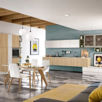 Cucina Moderna Jey Feel ad angolo di Creo