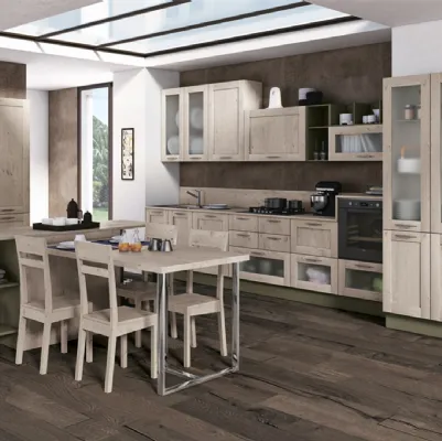 Cucina Moderna Kyra Telaio lineare di Creo