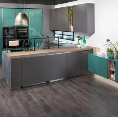 Cucina Moderna con penisola Oltre 15 di Lube
