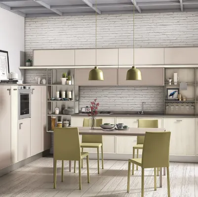 Cucina Moderna Rewind angolare di Creo