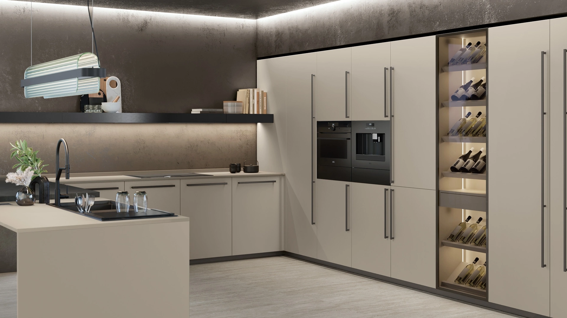 Cucina Moderna Shade Lab 06 di Lube