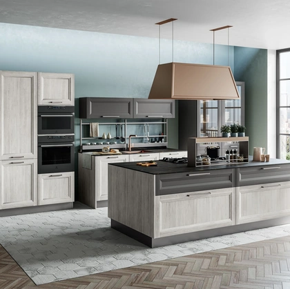 Cucina Moderna Smart con isola di Creo