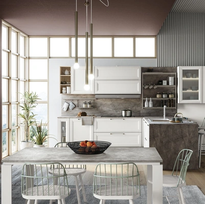 Cucina Moderna Smart con penisola di Creo