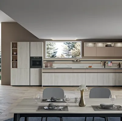 Cucina Moderna lineare Tablet di Creo