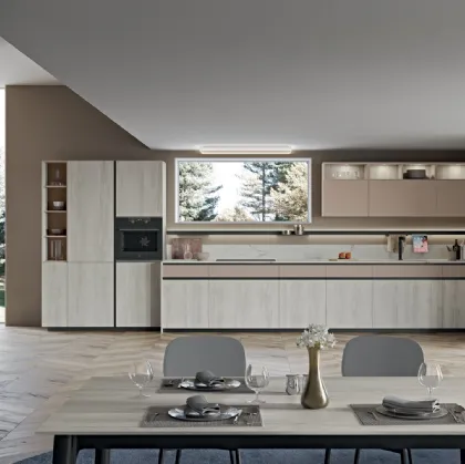 Cucina Moderna lineare Tablet di Creo