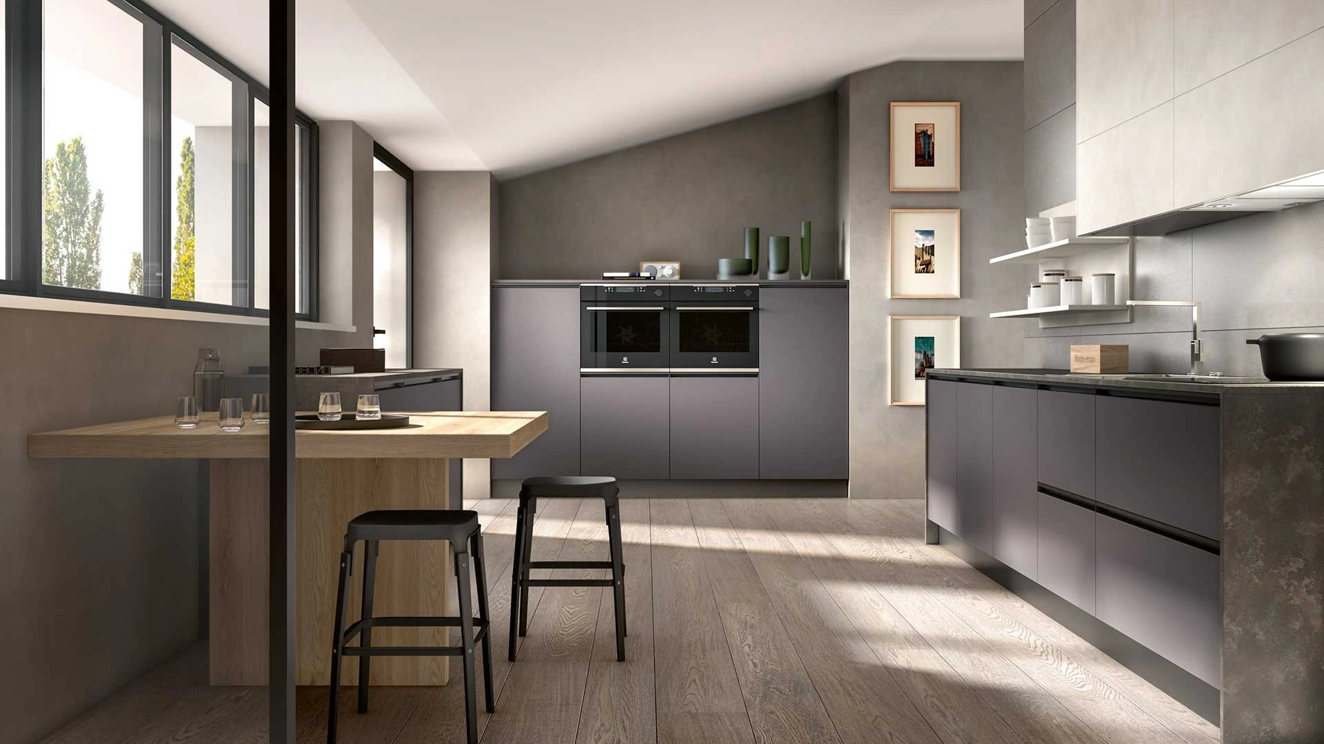 Cucina Moderna angolare Ventidue & XL 14 di GM Cucine