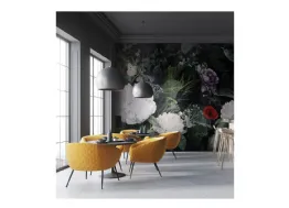 Carta da parati floreale dai colori vivaci Giardino di Adriani e Rossi
