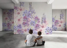 Carta da parati a motivi floreali Pratt di Instabilelab