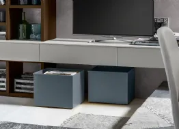 Contenitore Cestone Metal in laccato opaco di SantaLucia