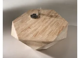 Tavolino in pietra fossile Diamond Big di Stones 