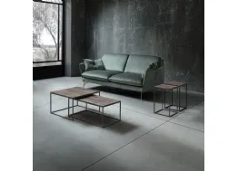 Tavolino moderno con base in metallo Hilary de La Primavera