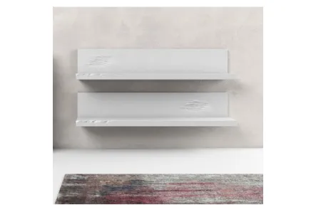 Mensola Line in finitura laccato bianco di Adriani e Rossi