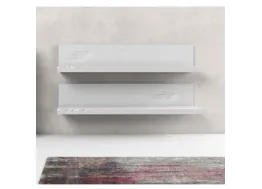 Mensola Line in finitura laccato bianco di Adriani e Rossi