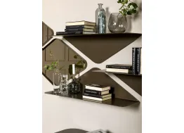 Mensola Matrix shelf in metallo di Tonin Casa