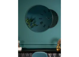 Orologio di design Fusion in cristallo fumè di Tonin Casa