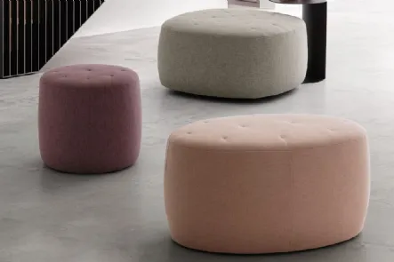 Pouf Bowl, Circus e Wilson in tessuto di Le Comfort