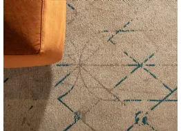 Tappeto Geometric con linee sottili che si intersecano tra di loro di Tonin Casa