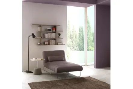 Tavolino rotondo Keoz in MDF con struttura in metallo di Stones