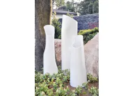 Vaso in ceramica in tre altezze e in tre forme differenti Uniforma di Unico Italia