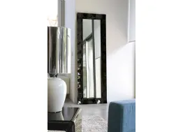 Specchio con vetro verniciato nero con specchio applicato Vertigo di Unico Italia