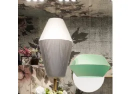 Lampada in tessuto plissettato Musical di Adriani e Rossi