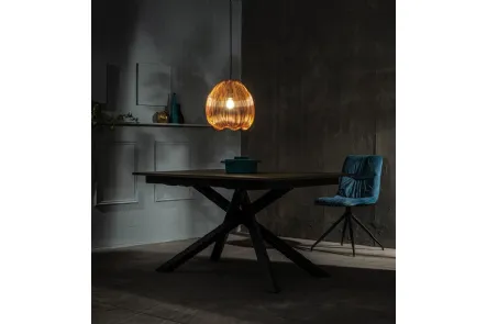 Lampada a sospensione Jaula in metallo verniciato di Stones