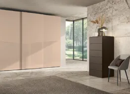 Armadio con ante scorrevoli Vitalyty Groove Cachemire di Colombini Casa