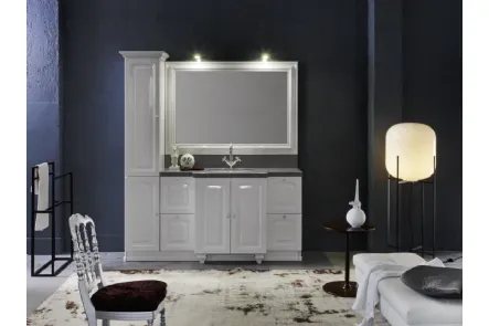 Mobile da Bagno classico in laccato lucido ACANTHIS AC13 di Compab