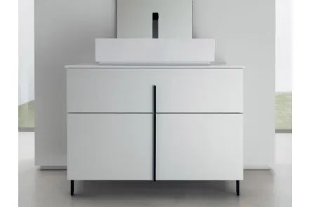 Mobile Bagno da appoggio in melaminico B201 BD004 di Compab