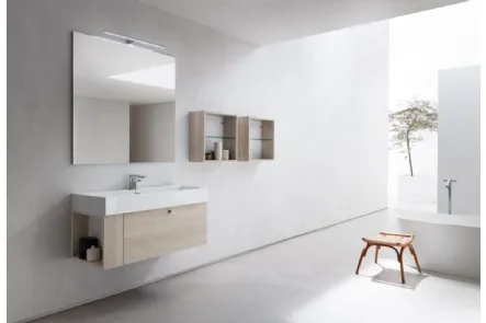 Mobile da Bagno sospeso in melaminico B201 BD005 di Compab