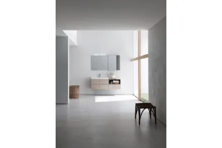 Mobile da Bagno sospeso in melaminico B201 BD021 di Compab