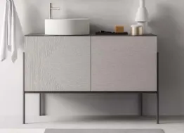 Mobile da Bagno in melaminico effetto malta Industrial  Elegant Concrete di Ardeco