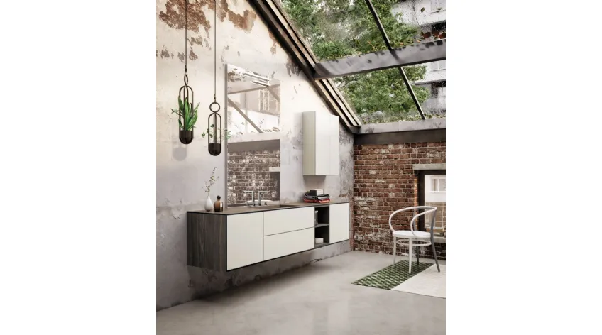 Mobile da Bagno LC Composizione 1 di Puntotre