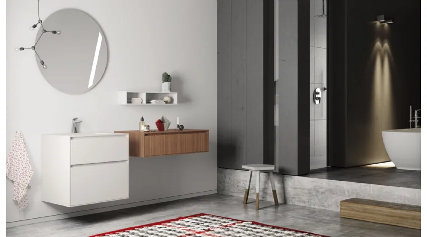 Mobile da Bagno LC Composizione 3 di Puntotre
