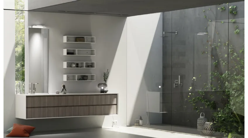 Mobile da Bagno M3 Composizione 121 di Puntotre