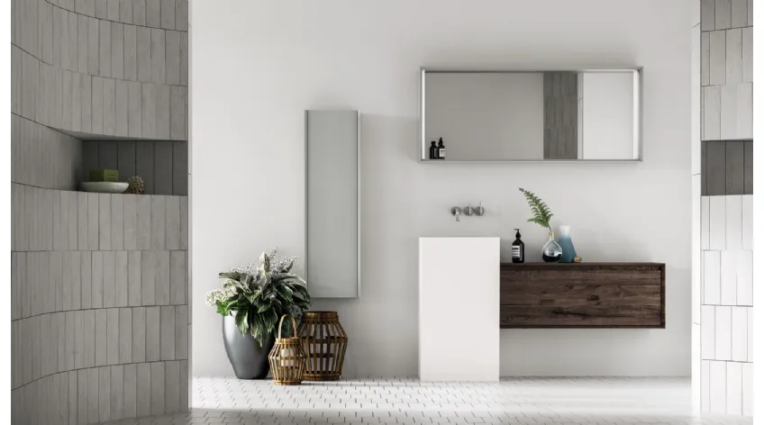 Mobile da Bagno M3 Composizione 125 di Puntotre