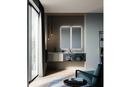 Mobile da Bagno Sistema Maniglia Composizione 20 di Puntotre