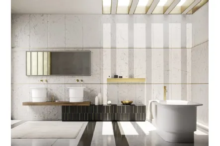 Mobile da Bagno Sky Texture 12 finitura golden nero di Arbi