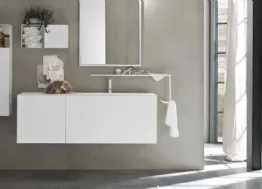 Mobile da Bagno in laccato Bianco opaco Start Line 10 di Ardeco