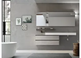 Mobile da Bagno sospeso in laccato opaco Start Play 05 di Ardeco