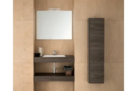 Mobile da Bagno in legno eastwood con lavabo in ceramica UPDATE UP019 di Compab