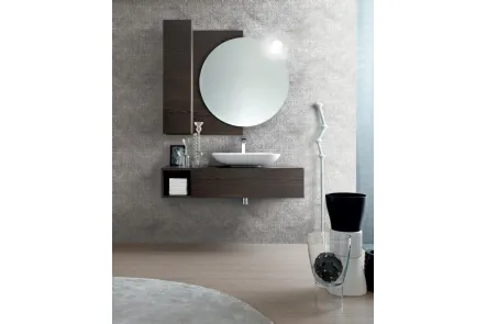 Mobile da Bagno sospeso in melaminico Wind 51 di Ardeco