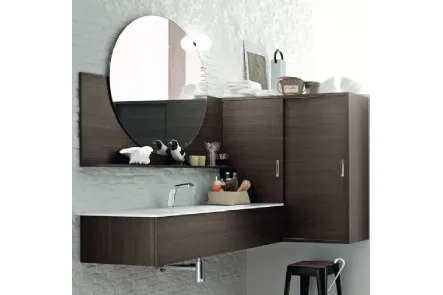 Mobile da Bagno sospeso in melaminico Wind 55 di Ardeco