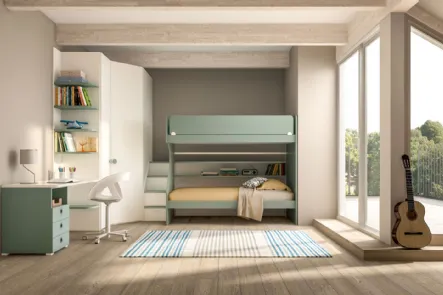 Camera con letto a castello Room164 di Zg Mobili
