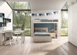 Camera con soppalco Room154 di Zg Mobili