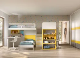 Camera con soppalco Room158 di Zg Mobili