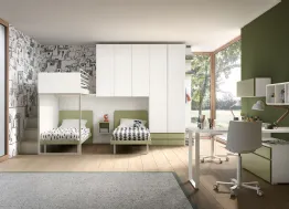 Camera con soppalco Room159 di Zg Mobili
