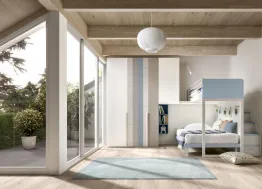 Camera con soppalco Room163 di Zg Mobili